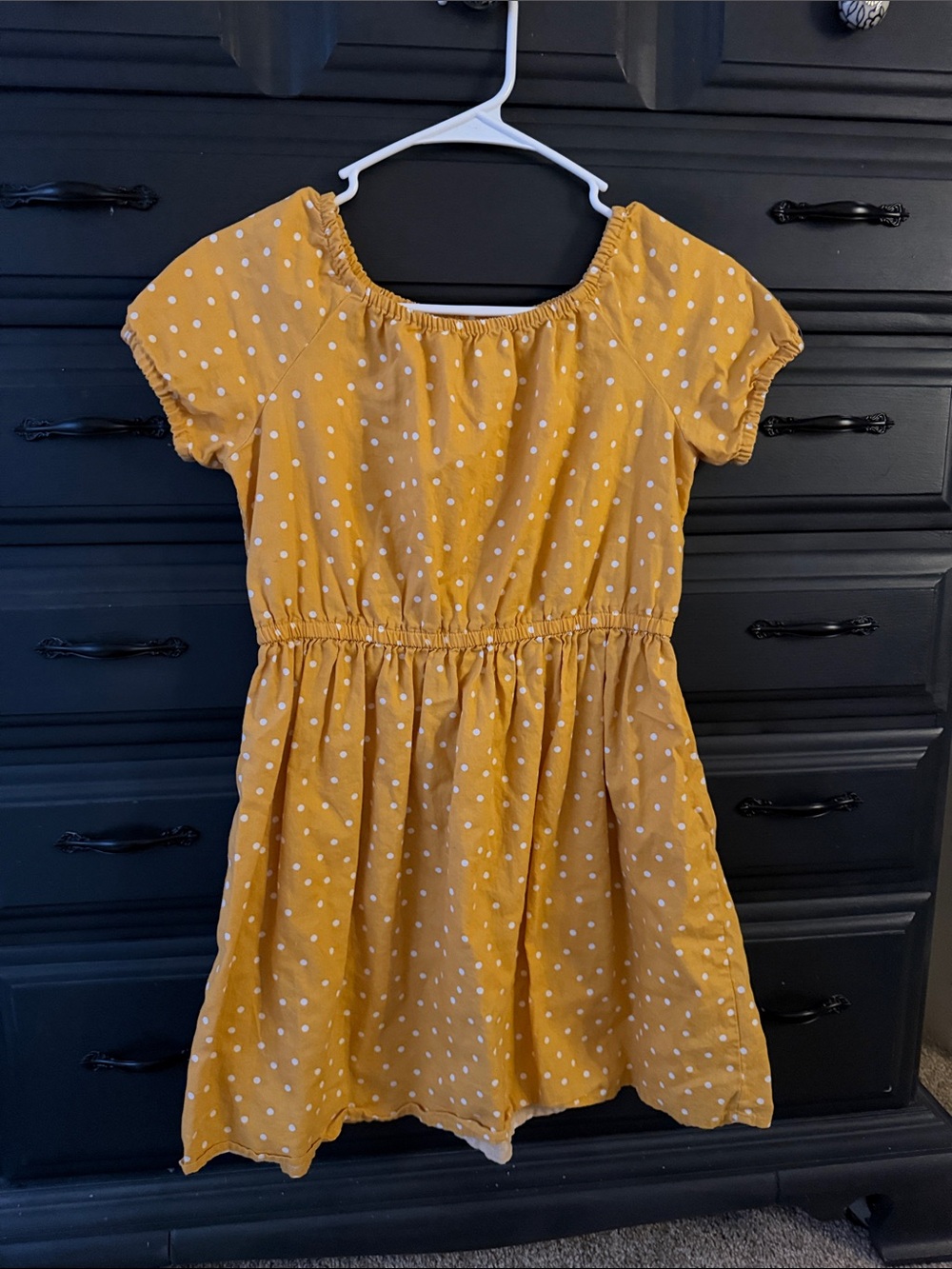 OshKosh B'gosh Yellow Polka Dot Cotton Dress